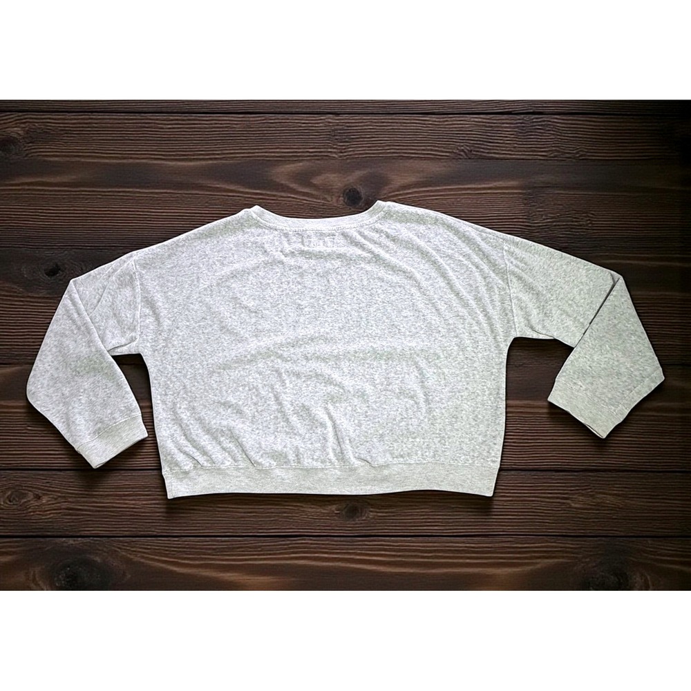 Aeropostale Womens Grey Crewneck Sweatshirt Long Sleeve‎ Pullover XL - Picture 5 of 9